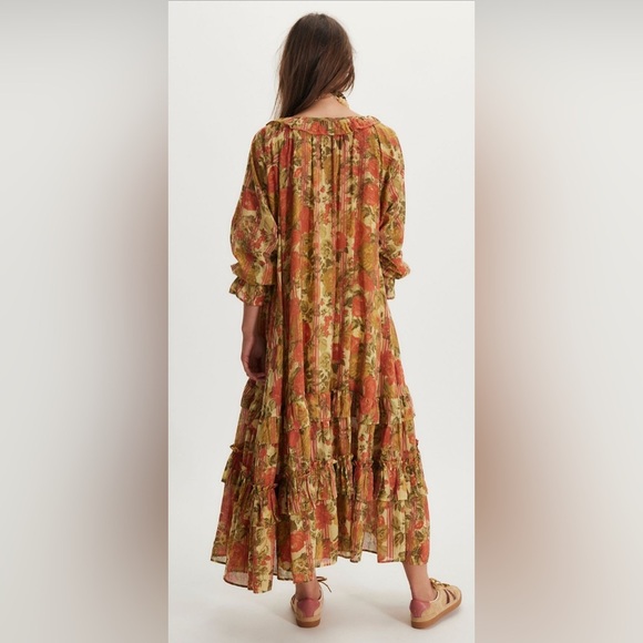 Garden WondersMaxi dress NWOT retro combo - Picture 2 of 4